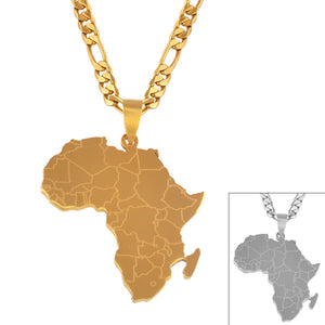 Africa Pendant Necklaces